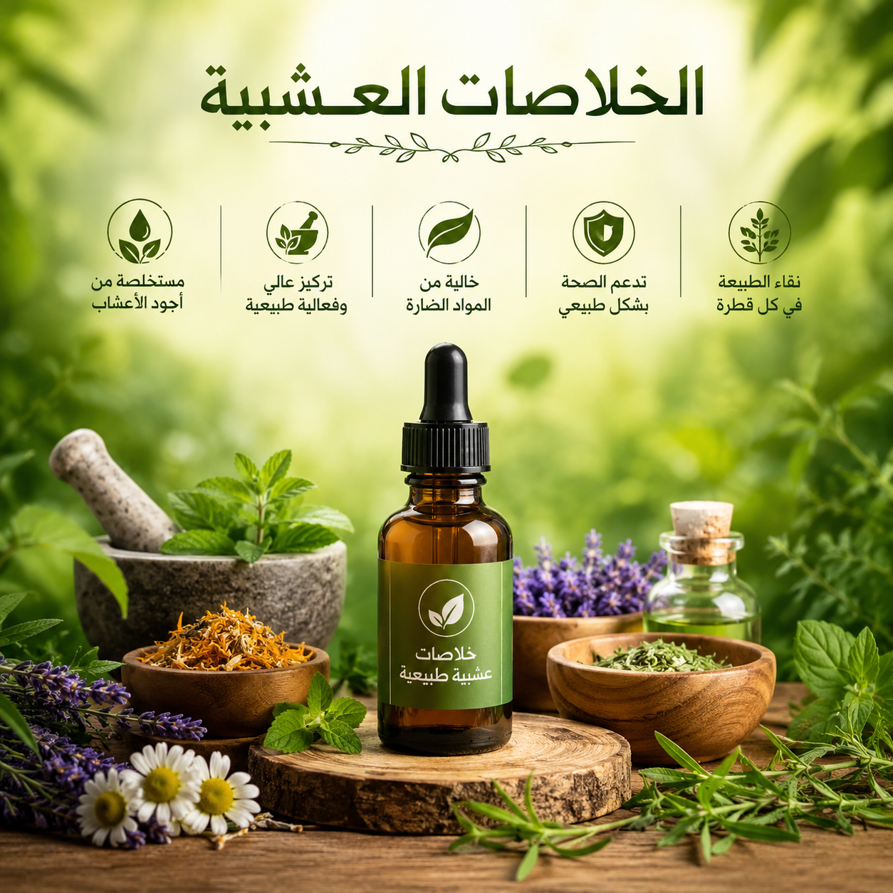 خلاصات عشبية